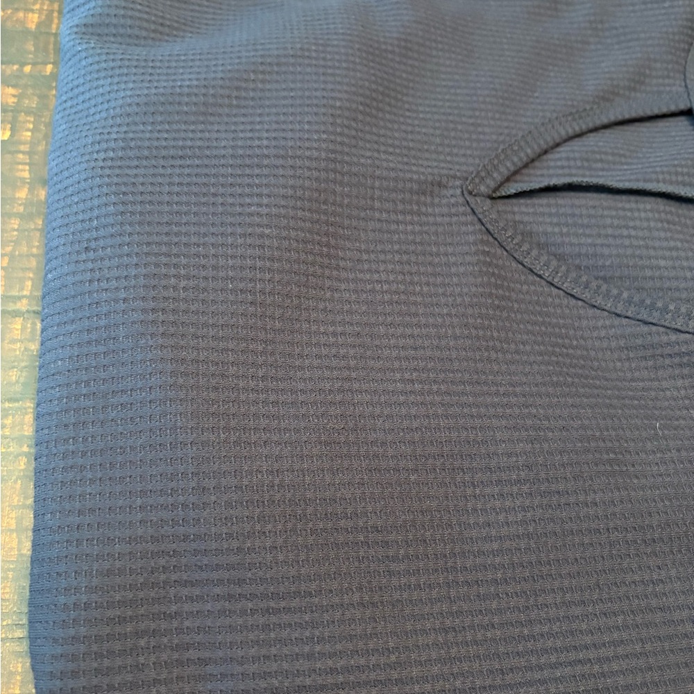 Lane Bryant Navy Blue Ribbed Top - Picture 2 of 5
